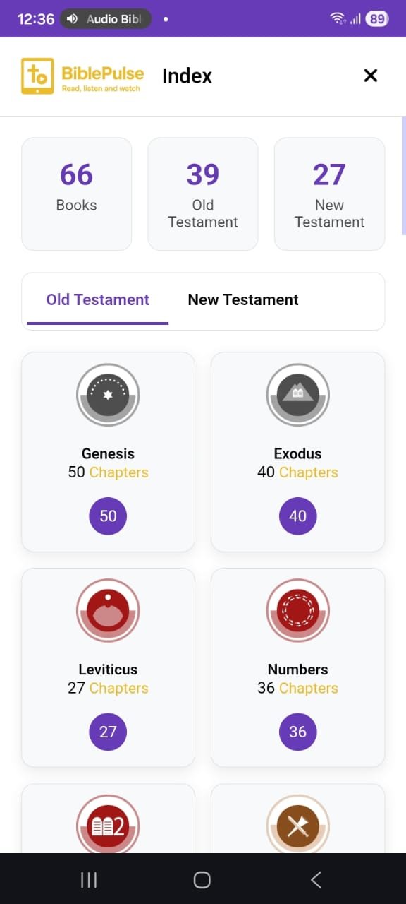 BiblePulse - Bible Index